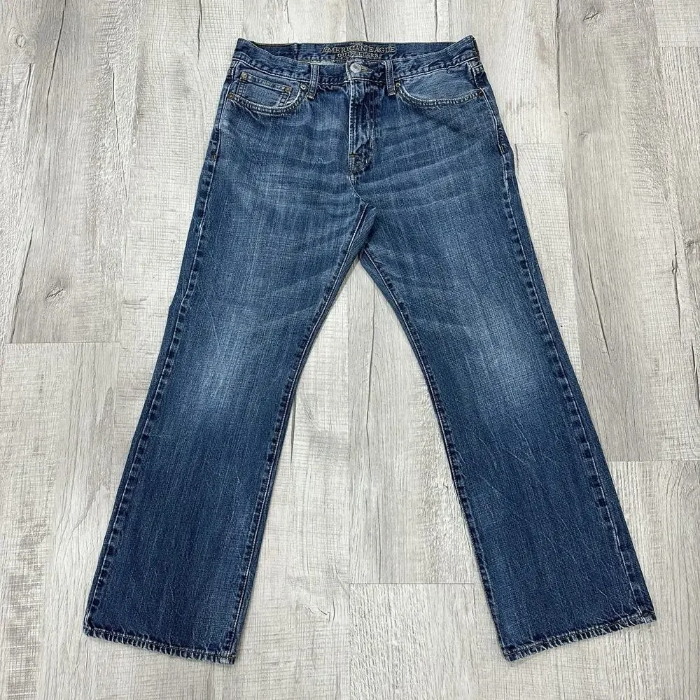 VTG American Eagle Outfitters Jeans Mens 32x30 Original Boot Denim Cotton Y2K